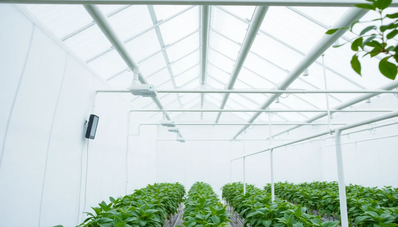 Serra intelligente con sensori IoT